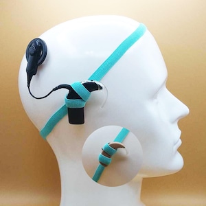 Aquamarine | non-grip Headband for Hearing Aids or cochlear implant