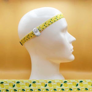 Lemon Print | Baha headband unilateral Baha Ponto Adhear