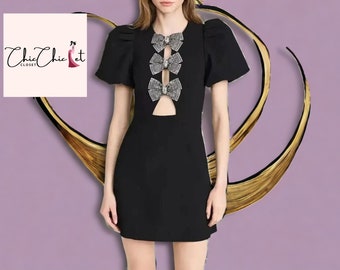 Short Sleeve Mini Dress | Ladies Clothing | Stylish Clothes | Fashionable Wear