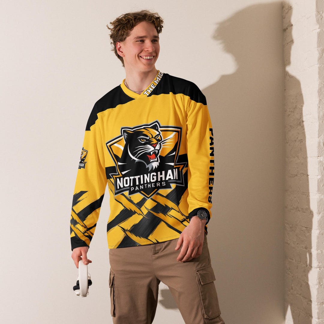 Nottingham Panthers EIHL Team, Fan Made, Ice Hockey Jersey, Unisex - Etsy