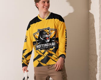 Nottingham Panthers EIHL Team, Fan Made, Ice Hockey Jersey, Unisex