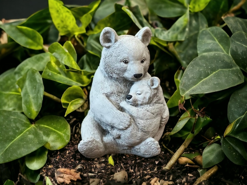 MelodyStoneDecor Concrete Panda Statue - Thumbnail 4