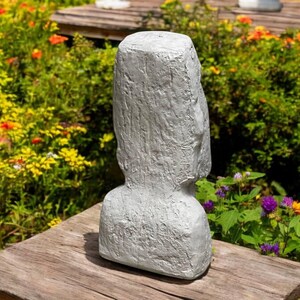 Concrete Easter Island Head Statue Massive Moai Garden Decoration Big ...