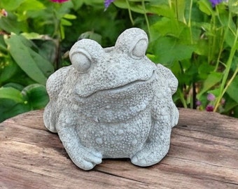 Green Frog Statue *garden Toad Large *feng Shui Decor *figure Wild