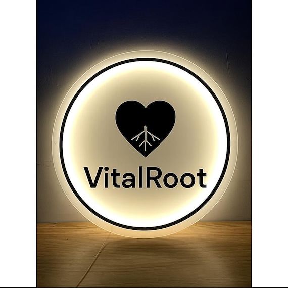 Custom Acrylic Business Sign, Acrylic Logo Sign, Business Logo Sign, Business Backlit Sign, Salon Sign, Office Sign
