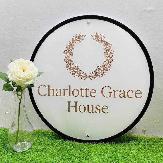 Round Sign, Acrylic Logo Sign, Frosted Acrylic Sign, Custom Business Sign, Personalized Sign, Custom Sign, Company Commercial Sign,