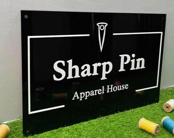 Custom Business Sign | Acrylic 3d and UV Printed Sign | Reception Sign