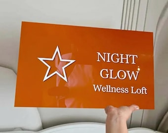 Custom Acrylic Logo Sign| Reception Sign | Acrylic Logo Sign | Welcome Sign | 3D Business Sign