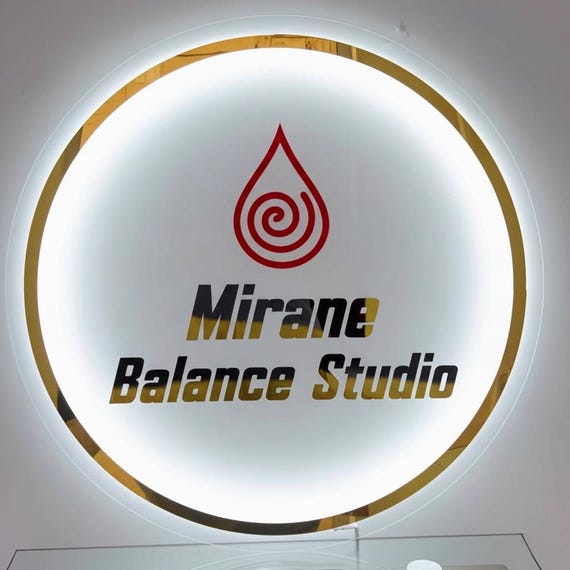 Custom Acrylic Business Backlit Logo Sign | Custom Office SIgn | 3D Backlit Sign