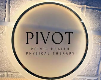 Custom Business Backlit Sign, 3d Custom Sign, Business Logo Sign, Acrylic Logo Sign, Backlit Business Sign