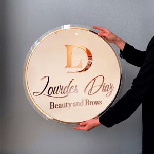 3D Custom Acrylic Logo Sign, Acrylic Business Sign, Business Logo Sign, Personalized Sign, Store Front Sign, Wall Decor