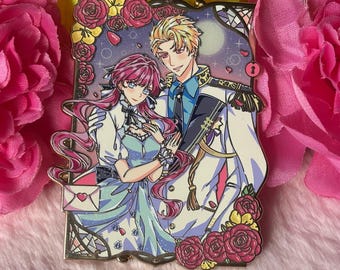 Villainess Manhwa Enamel Pin | Isekai OI Couple Pin VDD Fan Merch