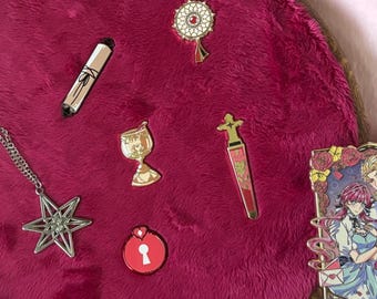 VDD Filler Pins Villainess Manhwa Badges | Isekai OI Fan Merch for Collectors, Ita Bags, Hoops, Jackets & Display Stands