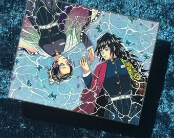 Shinogiyu Enamel Pin | Fan Merch Water Pillar & Insect Pillar Panel for Ita Bags, Jackets, Collections