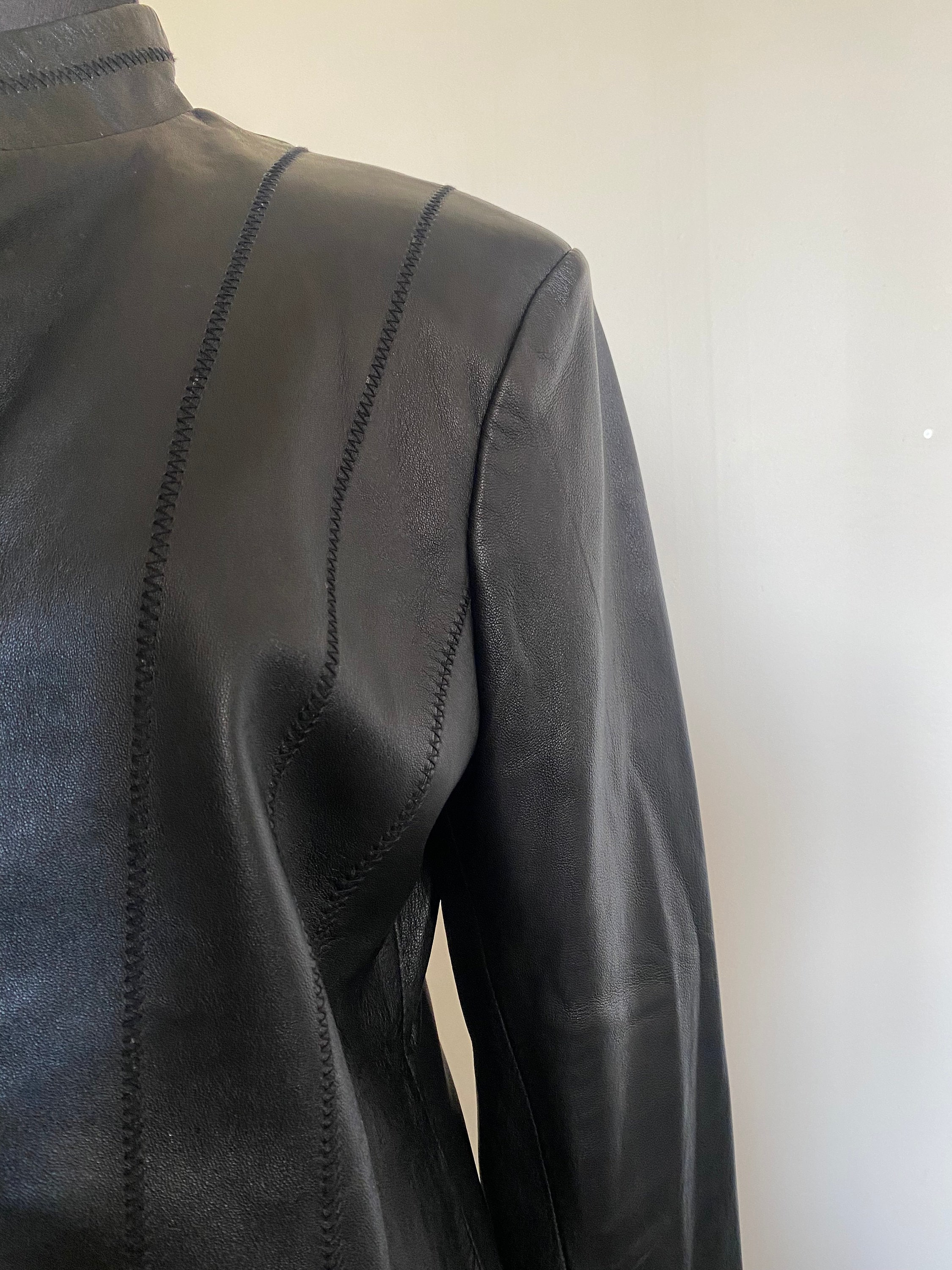 2000'S leather coat