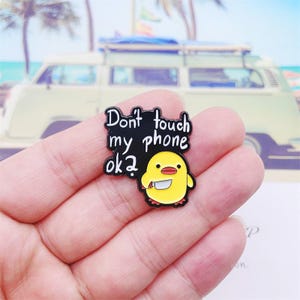 Adorable Little Duct Enamel Pin | Cute Badge Pin | Lapel Pin | Collar Pin | Best Friend Gift | Birthday Gift for Her/Him