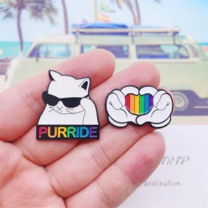 Funny Cat Enamel Pin | Cute Badge Pin | Lapel Pin | Collar Pin | Best Friend Gift | Birthday Gift for Her/Him