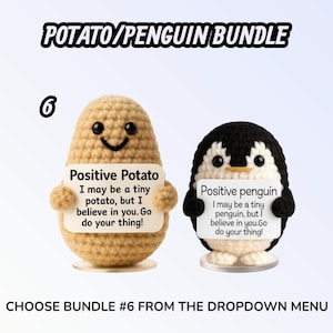 Emotional Support Pickle – Funny Crochet Plush Gift | Amigurumi Encouragement – Thinking of You – Mental Health Support – Bundle & Save Bundle #6