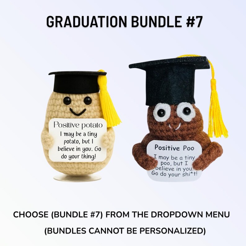 Graduation Gift – Pickle Crochet Plush – Congrats Graduate– Class of 2026 Bundle #7