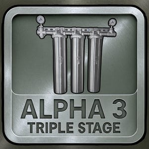 ALPHA-3 Stainless Steel Whole House Water Filtration System
