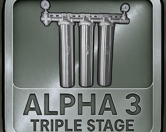 ALPHA-3 Stainless Steel Whole House Water Filtration System