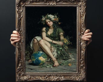 Geocoin Gaia La Terre Déesse – 2018 – Trackable OAK