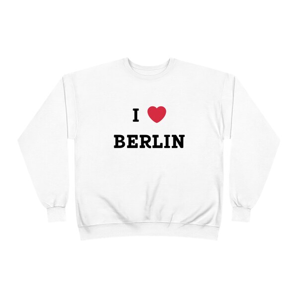 I Love Berlin EcoSmart® Crewneck Sweatshirt
