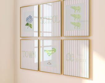 Impresiones universitarias Impresiones universitarias personalizadas Arte de pared personalizado Impresiones universitarias personalizadas Decoración de dormitorio personalizada Arte de pared personalizado Decoración de rayas personalizada