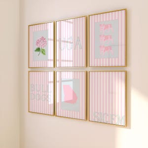 University of Georgia-Inspired Wall Art | University of Georgia-Inspired Dorm Decor | Floral College Prints | Digital Download