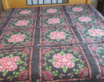 Harley Davidson Quilted Bandanna Bedspread