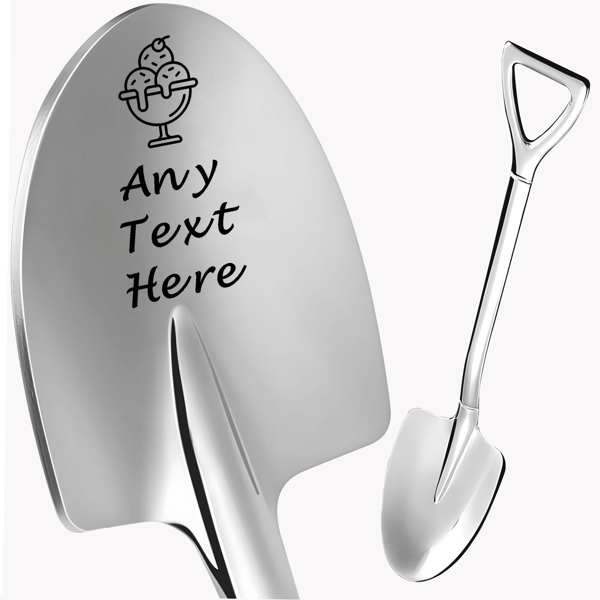 Personalized Ice Cream Shovel Custom Ice Cream Spoons Engraved Ice ...