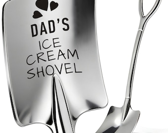 Personalized Ice Cream Shovel Custom Ice Cream Spoons Engraved Ice Cream Scoop for Ice Cream Lover Gifts for Dad Women