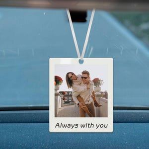 Personalized Car Photo Ornament: Custom Picture Car Pendant