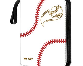 baseball card binder sleeves 720 Pockets Baseball Card Binder with Sleeves, Compatible with Topps, Upper D
