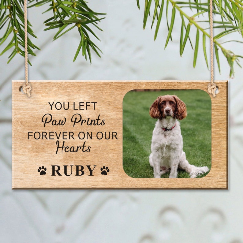 Personalized Pet Memorial Plaque: Custom Dog & Cat Bereavement Gift - Etsy