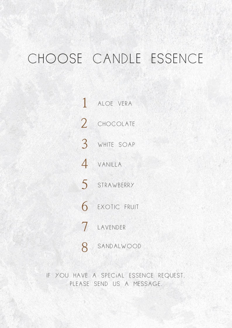 Handmade Cast Candle Floral Pattern Candle Gift 8 Different Colors and