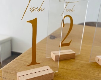 Stickers | Decals | Table numbers | Wedding table, foil numbers, table stands | Table Numbers for Wedding Stickers