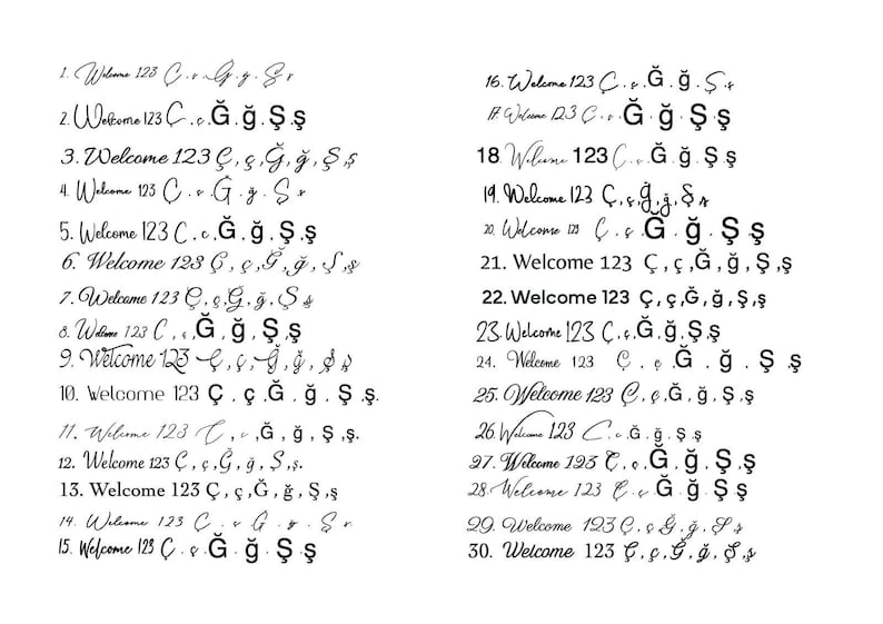 Schriftarten