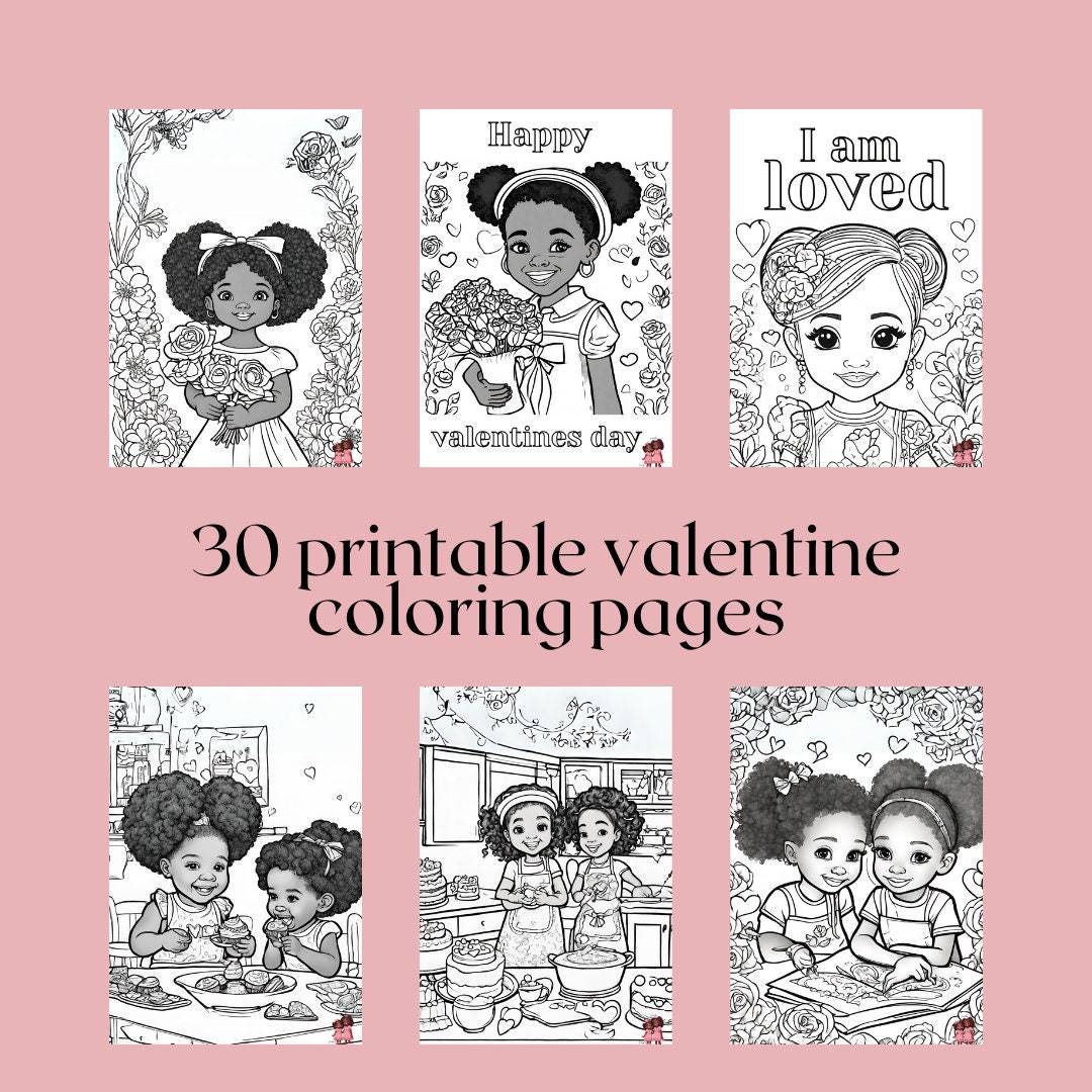 Black Girl Coloring Book - Etsy