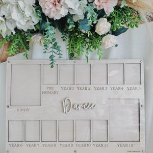 Tableau photo pour l'année scolaire FICHIER COUPE SVG