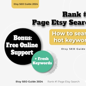 Rank 1st On Etsy Search Page, Etsy SEO Guide 2024, Etsy Keywords Research, Etsy Shop Help, How To Sell On Etsy