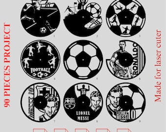 90 Projects Sports Athletes SVG Pack: CNC Laser Cutting Files (Digital Download)