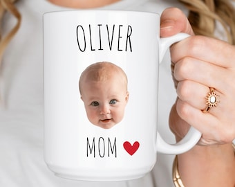Kundenspezifische Baby-Foto-Tasse, neue Mutter Geschenk