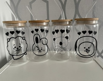 Vaso de cristal BTS BT21