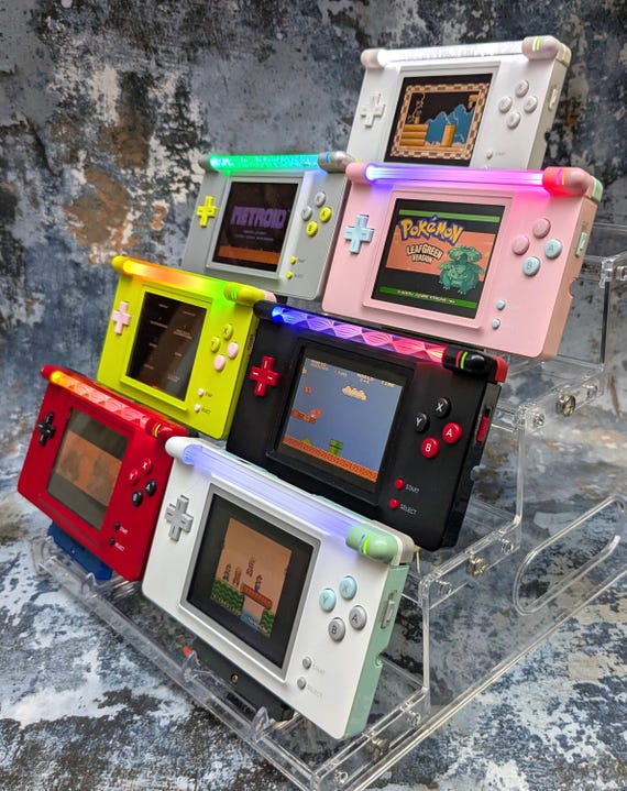 Nintendo Gameboy Macro - Various Colors - Custom Gameboy Advance - Choose Your Console!!!