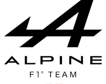 Alpine F1 Team-logotyp - Vektorpaket (.Ai, .Svg, .Pdf, .Eps, .Png)