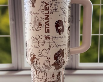 Lena | Disney | Piraten | Karibik | personalisierbar | lasergraviert | geätzt | Becher| 112oz | Quencher |