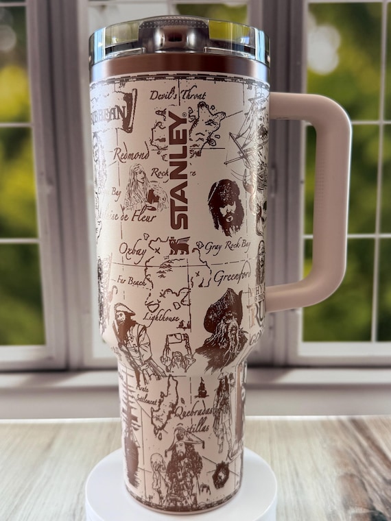 Stanley | Disney | Pirates | Caribbean | Custom | Laser Engraved