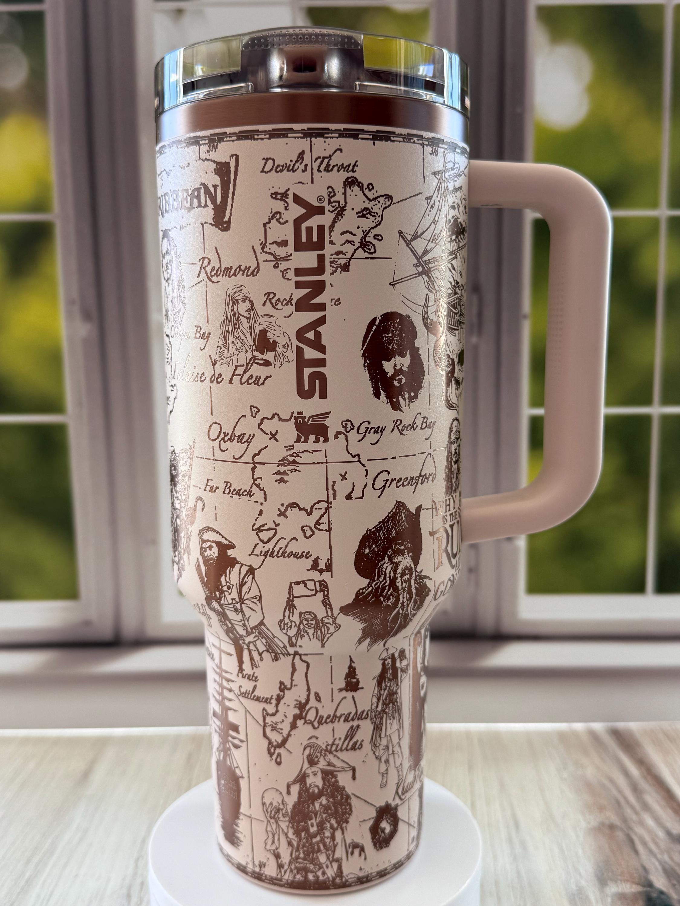 Stanley | Disney | Pirates | Caribbean | Custom | Laser Engraved