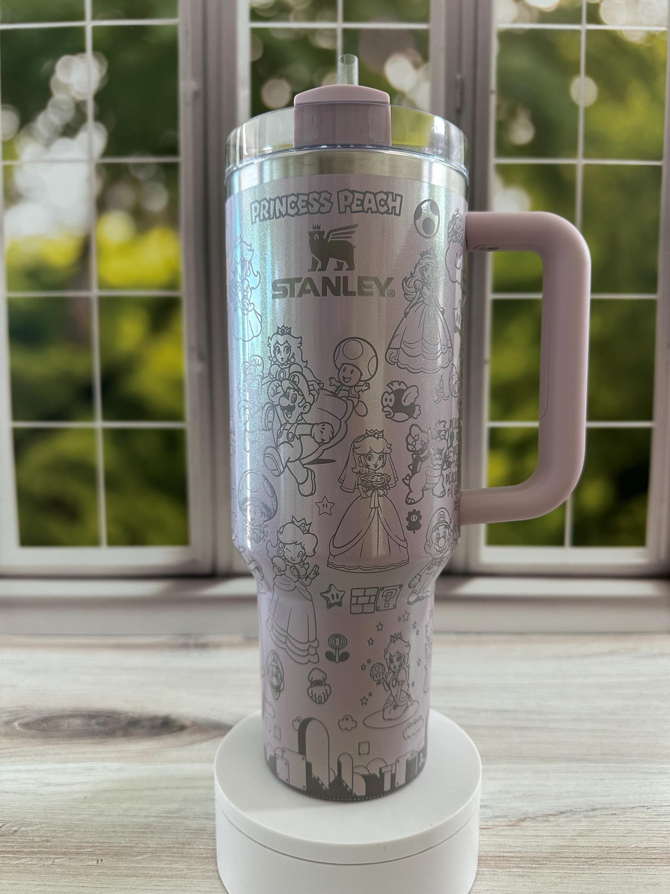 Stanley | Princess Peach | Mario | Luigi | Custom | Laser Engraved